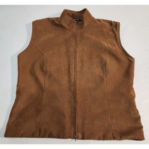 Zero Restriction Golf Outerwear Micro Suede Anita Women's Vest Large